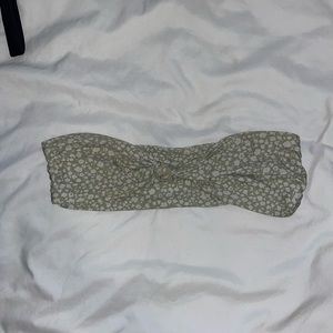 Stone fox swim strapless bikini top